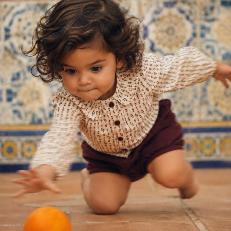 Emerson Shirt And Bloomer - Burgundy