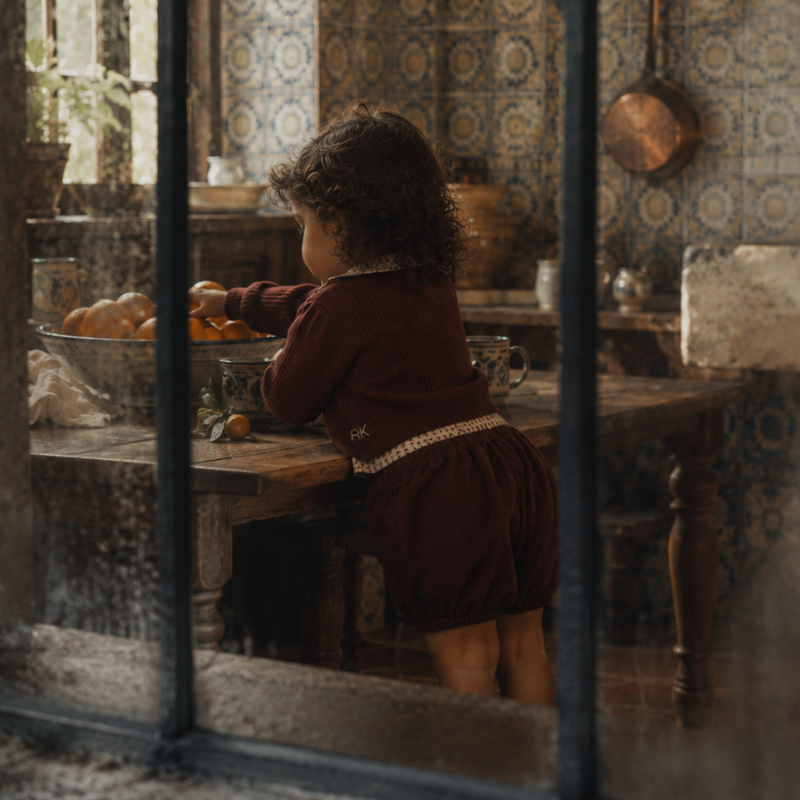 Emerson Shirt And Bloomer - Burgundy