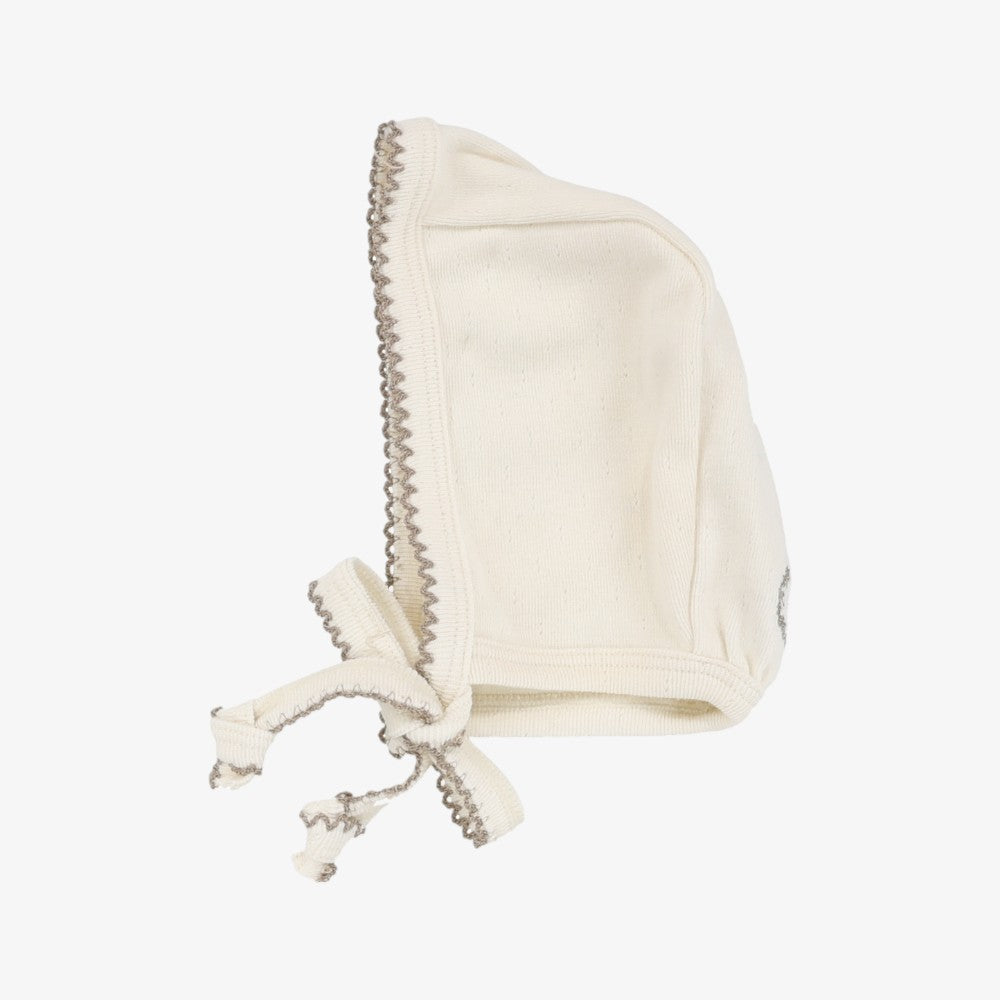 Emblem Embroidered Take Me Home Set - Cream &amp; Oat