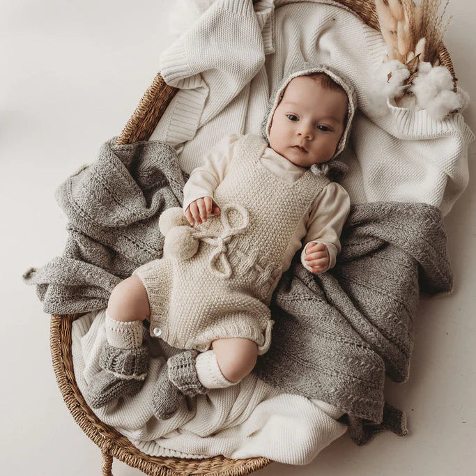 Heirloom Blanket - Silver