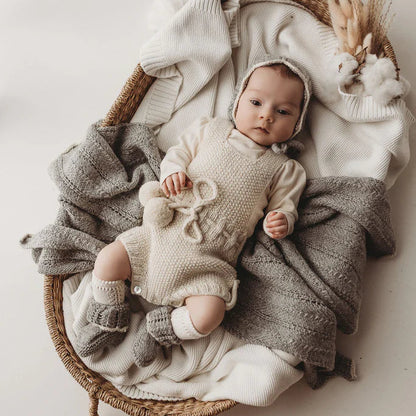 Heirloom Blanket - Silver