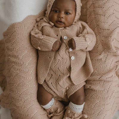 Etienne Blanket - Blush &amp; Cloud