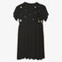 Embroidered Star Dress - Black