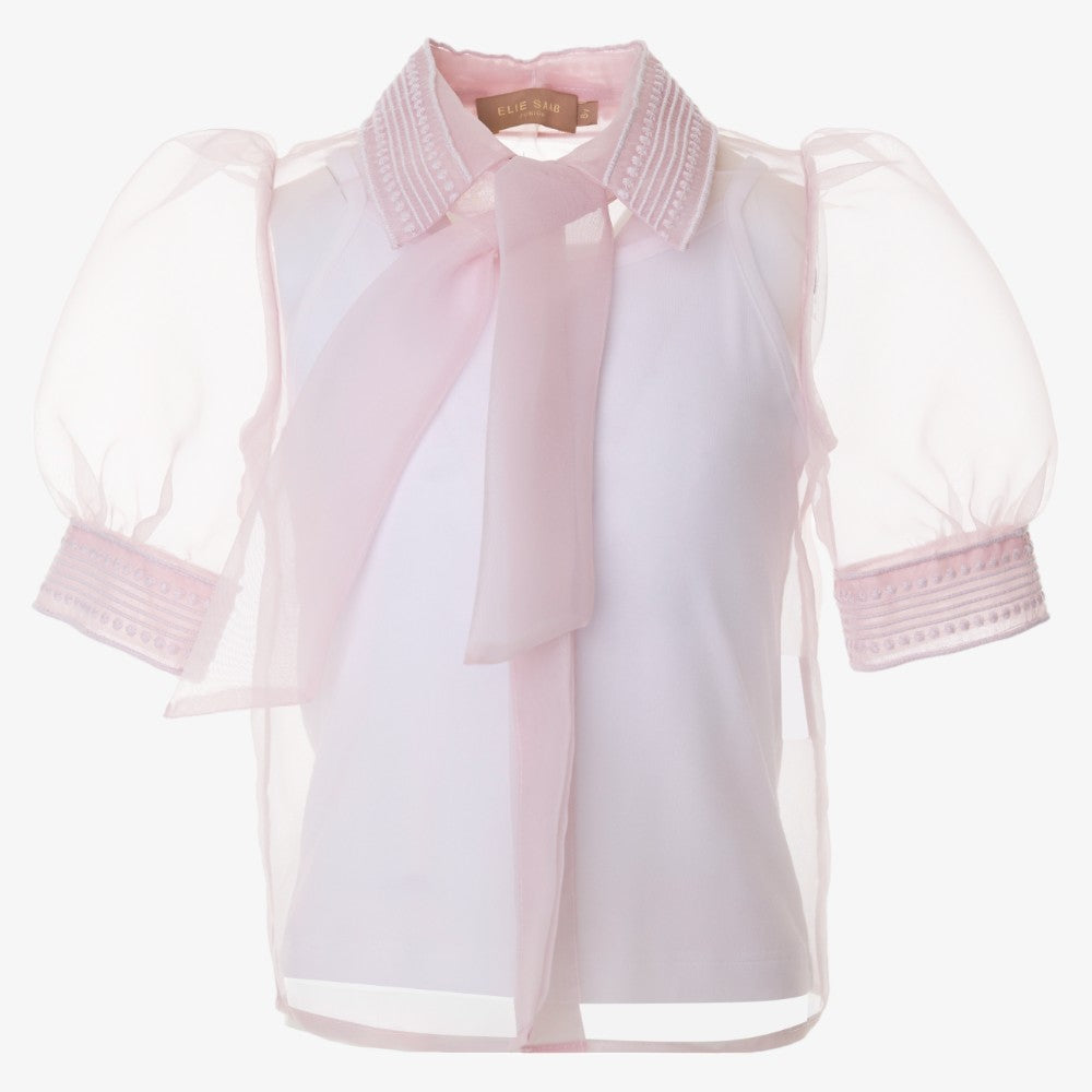 Organza Shirt - Pink