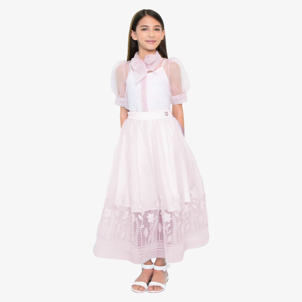 Organza Shirt - Pink