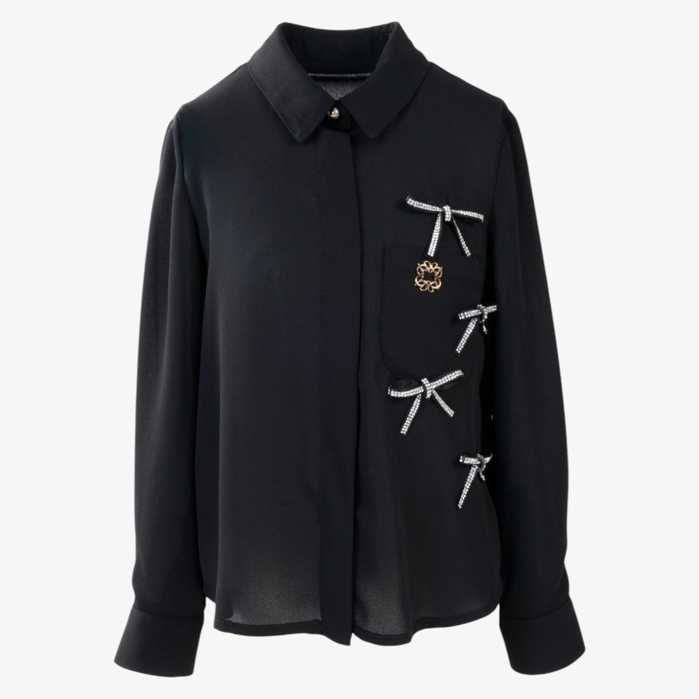 Crepe Shirt - Black