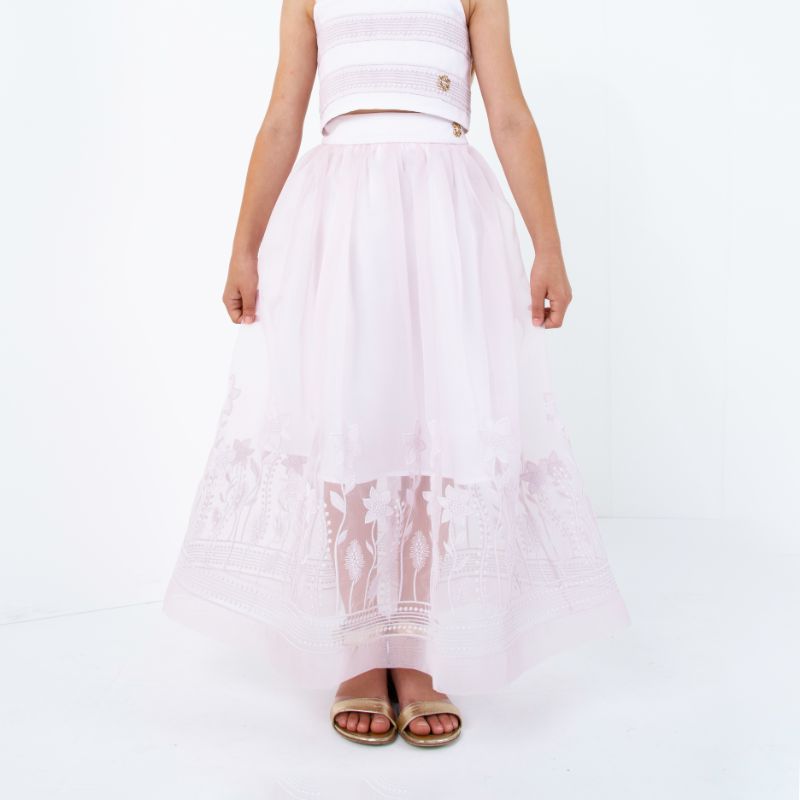 Organza Skirt - Pink