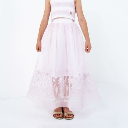 Organza Skirt - Pink