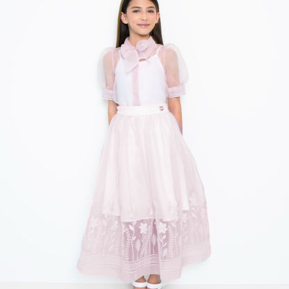 Organza Skirt - Pink