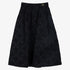 Embroidered Tafetta Skirt - Black