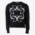 Jacquard Logo Sweater - Black&white