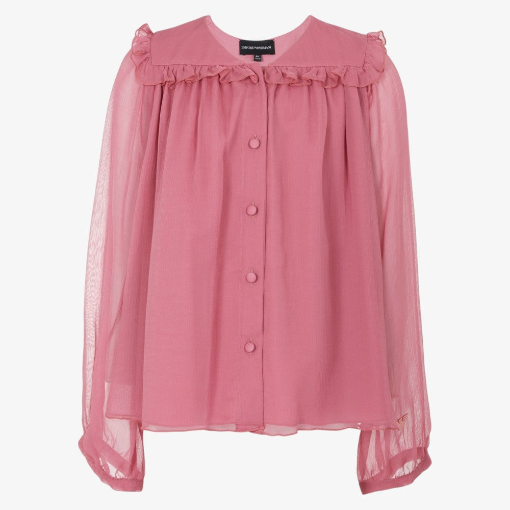 Tulle Blouse - Pink