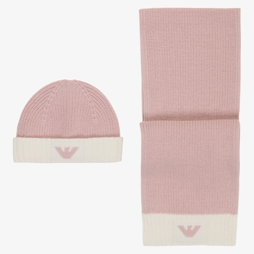 Logo Scarf And Hat Set - Burnish