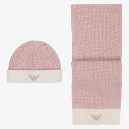 Logo Scarf And Hat Set - Burnish