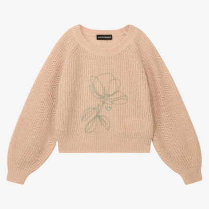 Flower Sweater - Rose