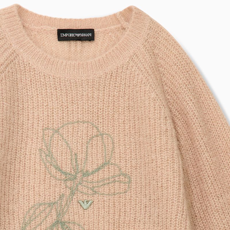 Flower Sweater - Rose