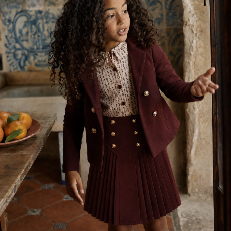 Emerson Blazer - Burgundy
