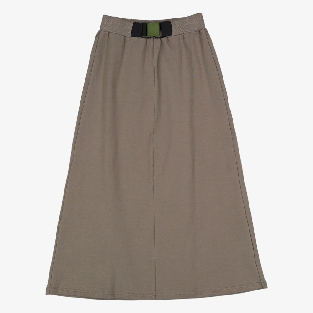 Buckle Sweat Skirt - Earth