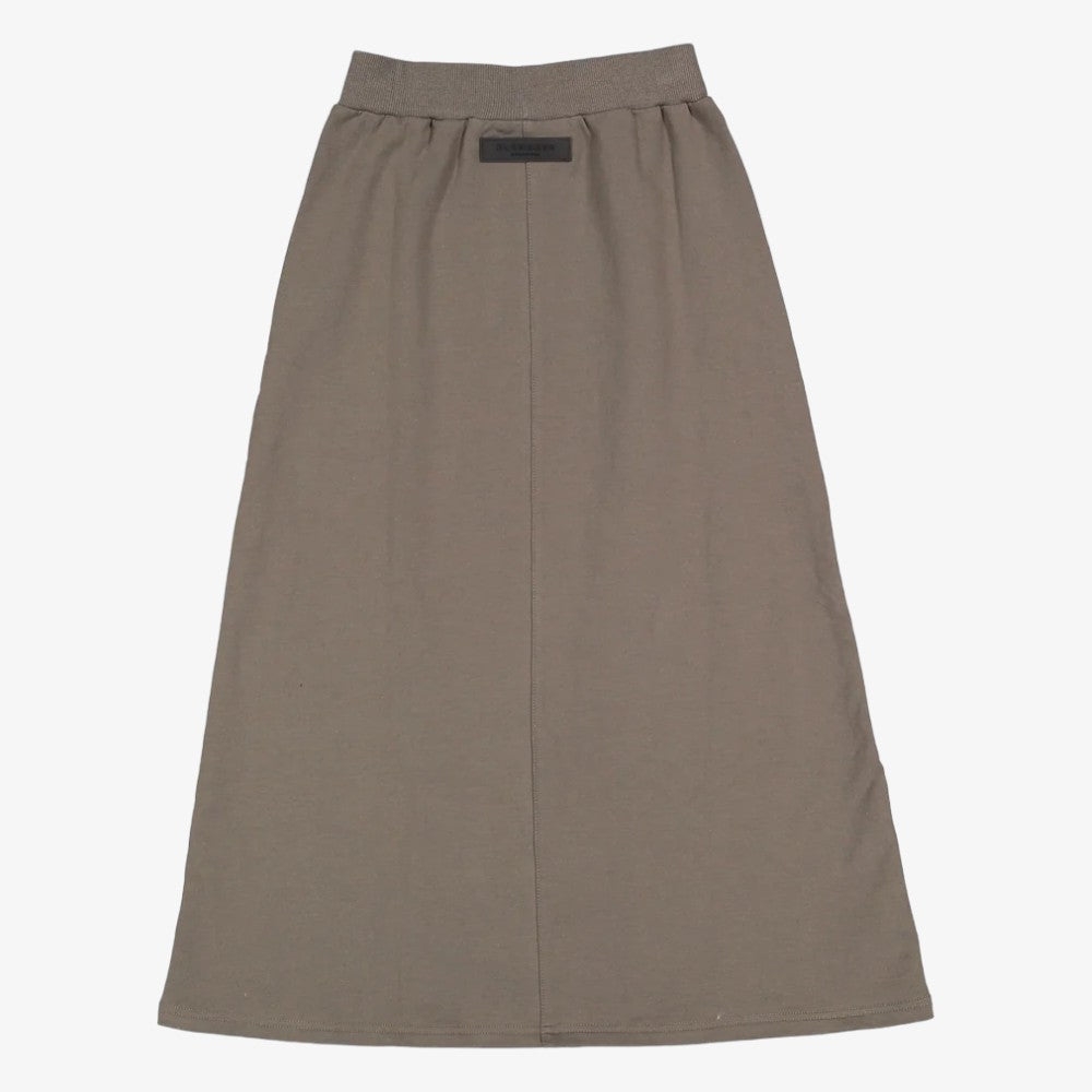 Buckle Sweat Skirt - Earth