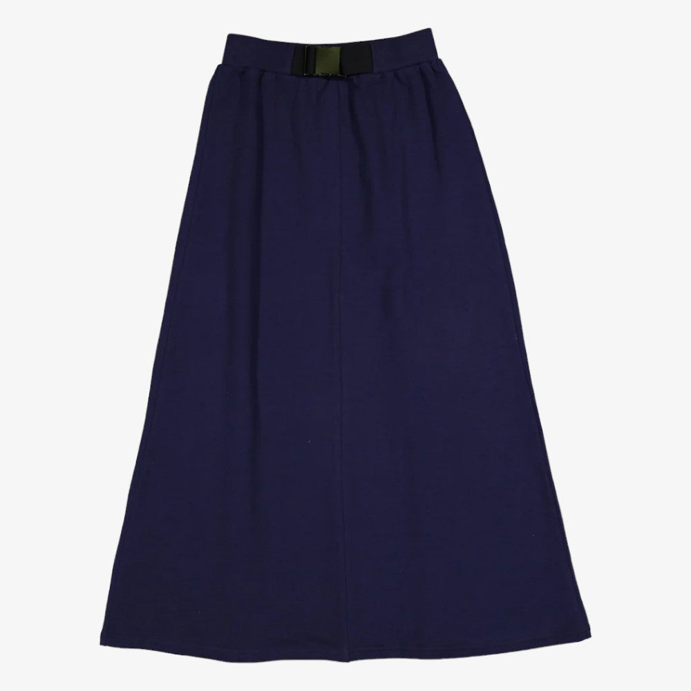 Buckle Sweat Skirt - Midnight