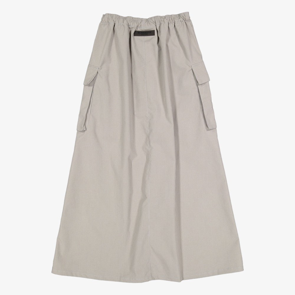 Cord Cargo Maxi Skirt - Earth