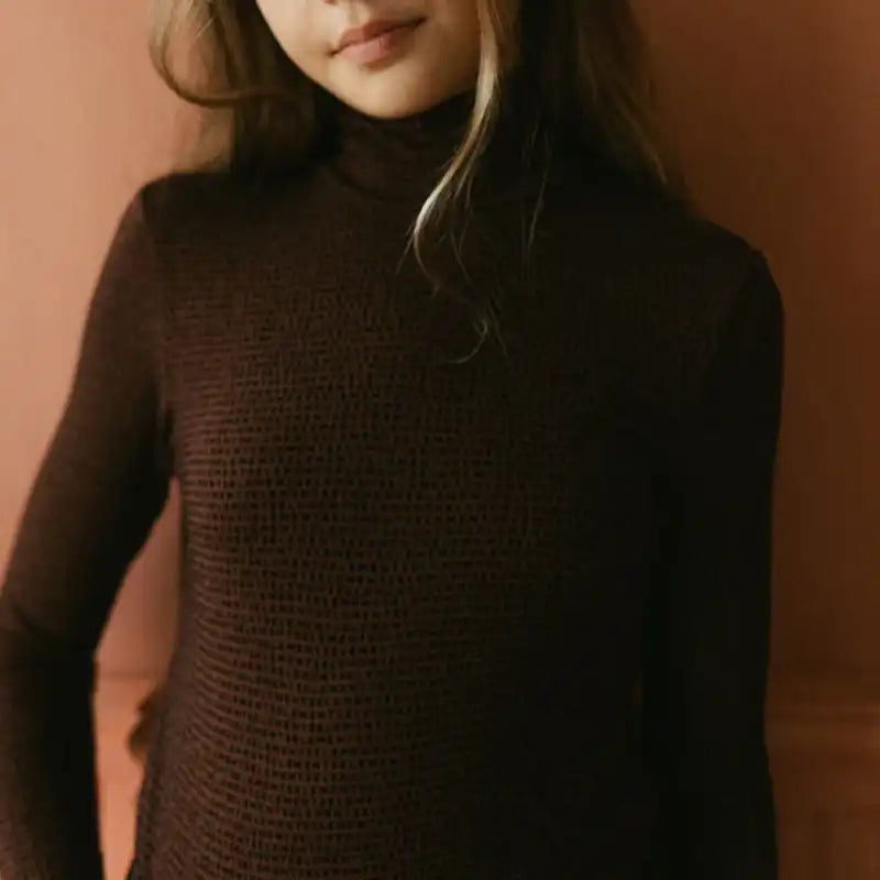 Logo Turtleneck - Umber