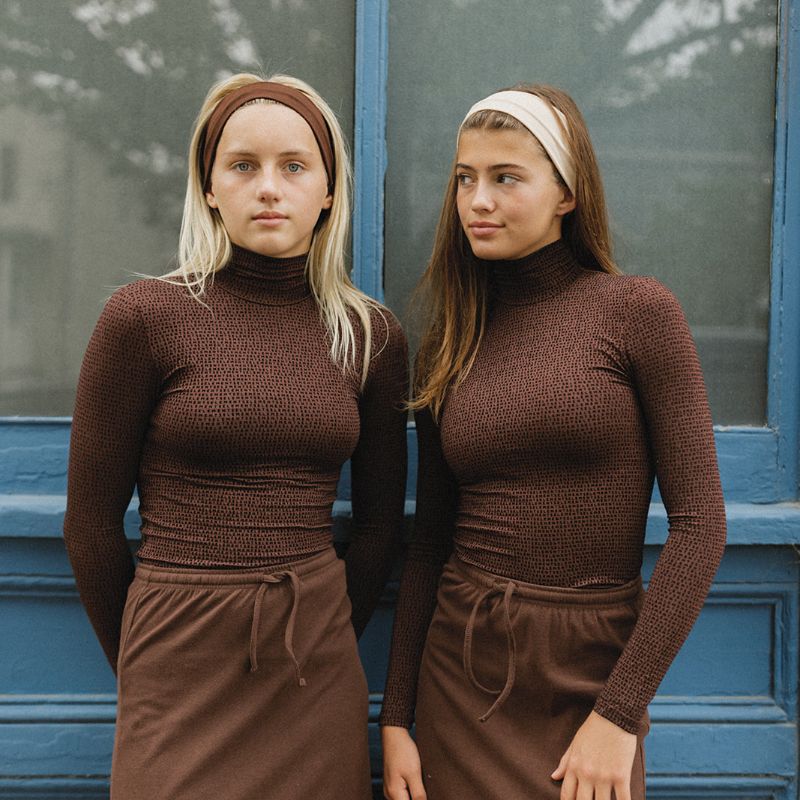 Logo Turtleneck - Umber