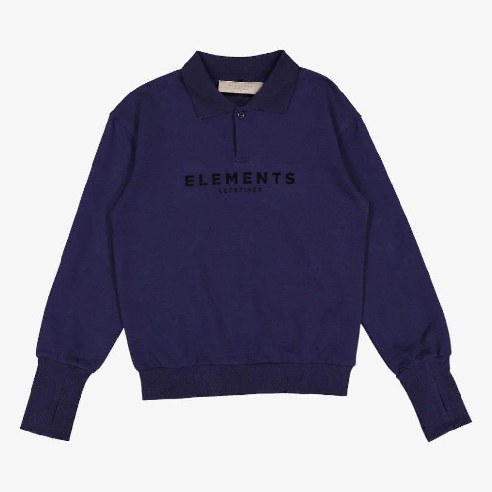 Polo Sweatshirt - Midnight