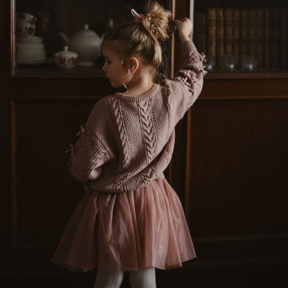 Elise Bow Sweater - Fawn