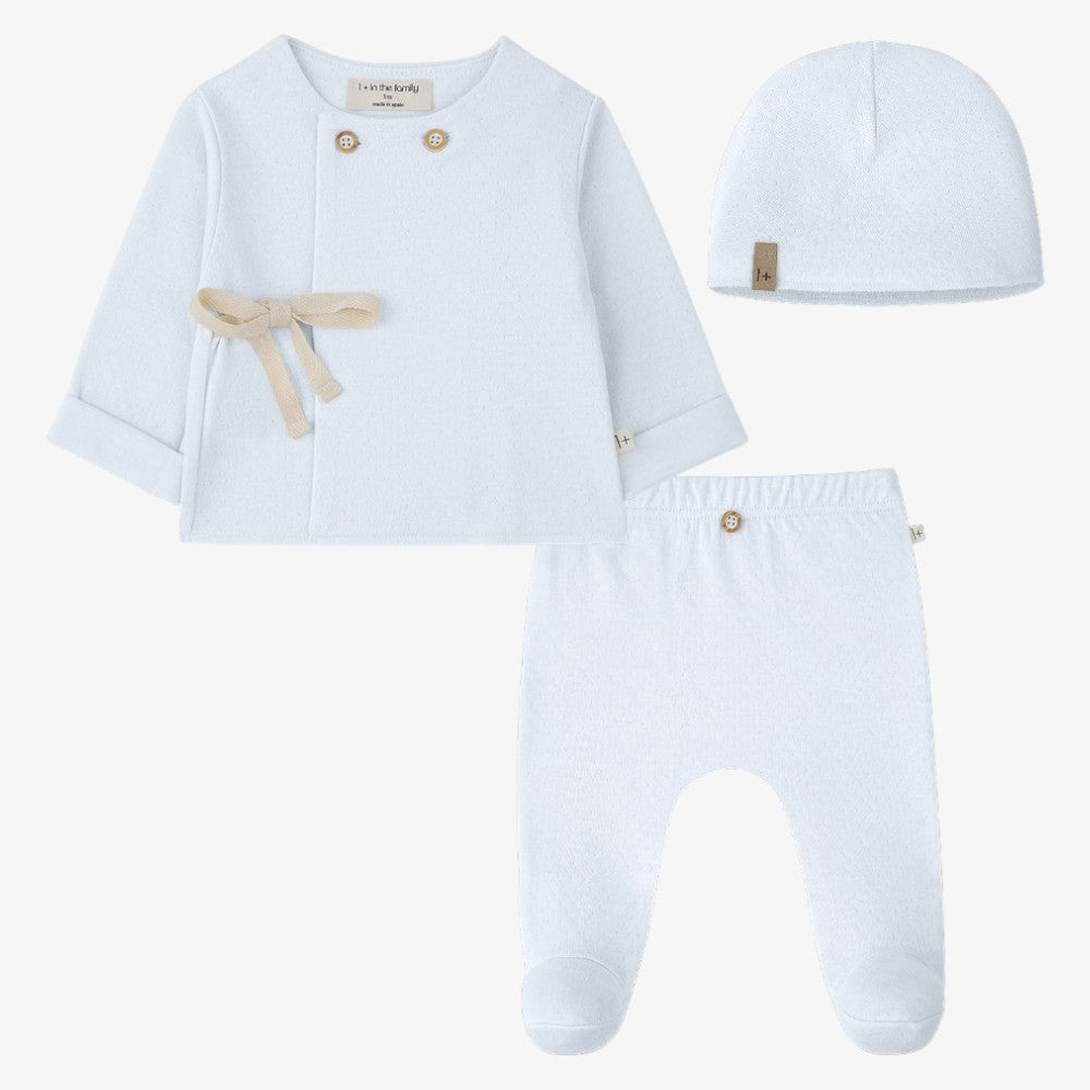 Emilia 3 Piece Set - Misty Blue