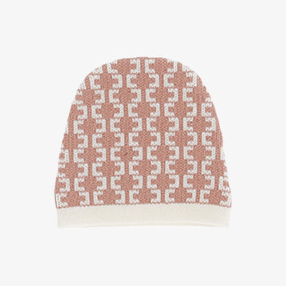 Jacquard Knit 3 Piece Set - Rose &amp; Ivory