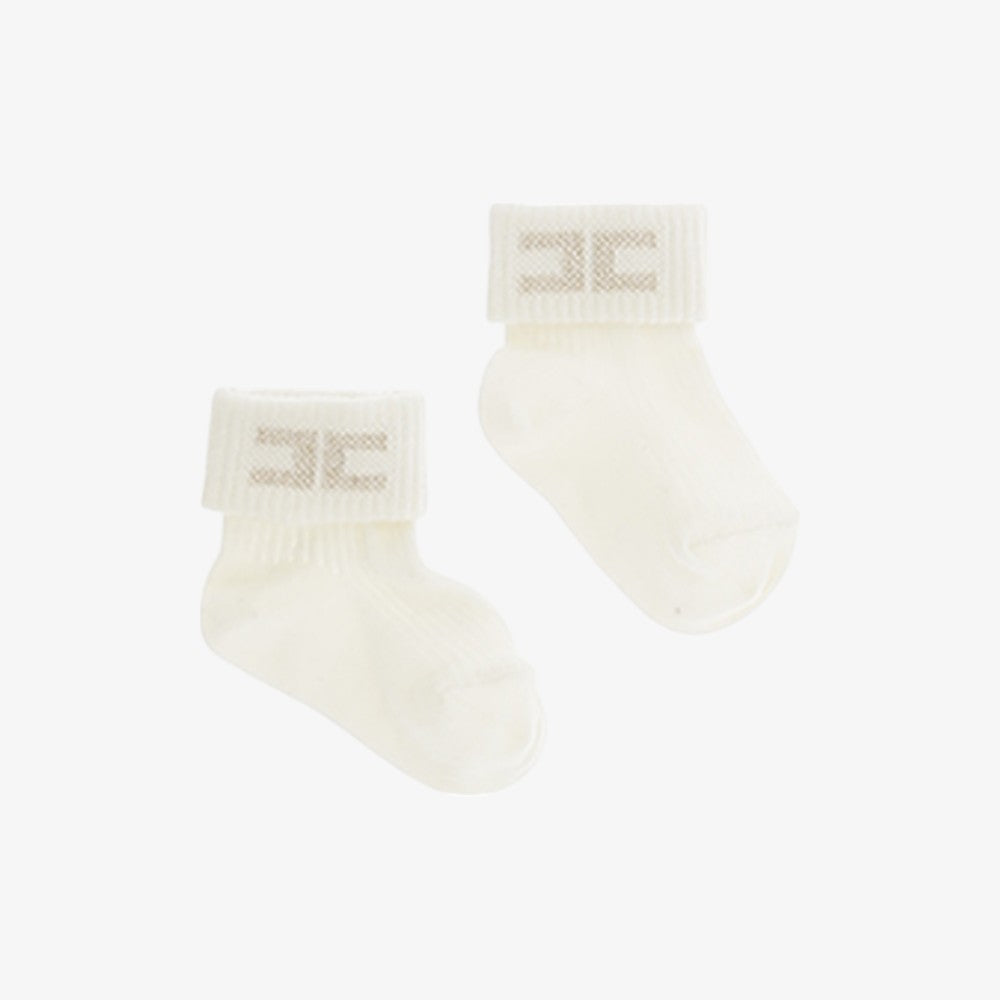 Knit Booties - Ivory