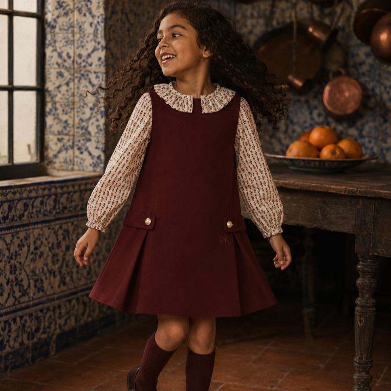 Emerson Sleeveless Dress - Burgundy