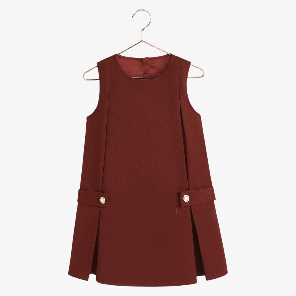 Emerson Sleeveless Dress - Burgundy