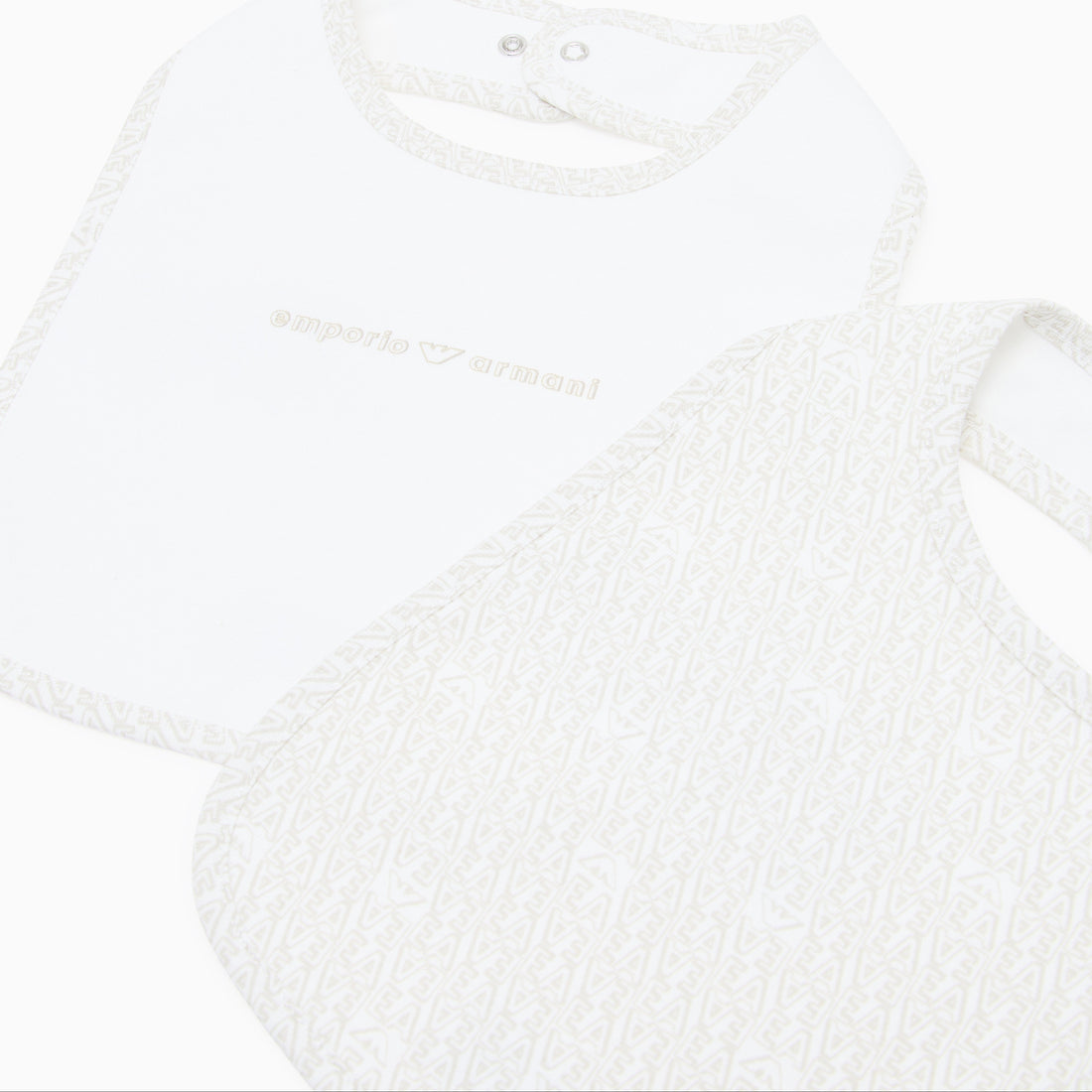 2 Pack Logo Bib - Beige