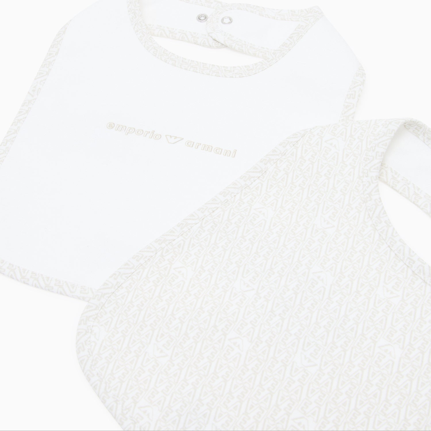 2 Pack Logo Bib - Beige