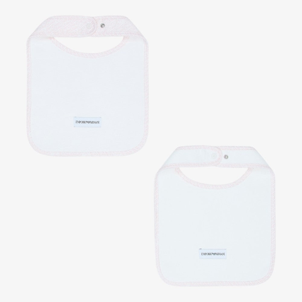 2 Pack Logo Bib - Pink