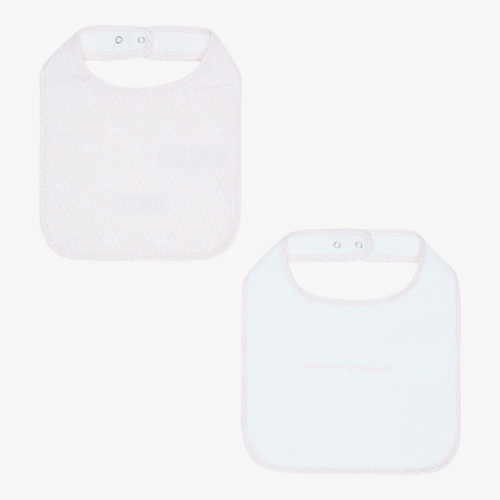 2 Pack Logo Bib - Pink