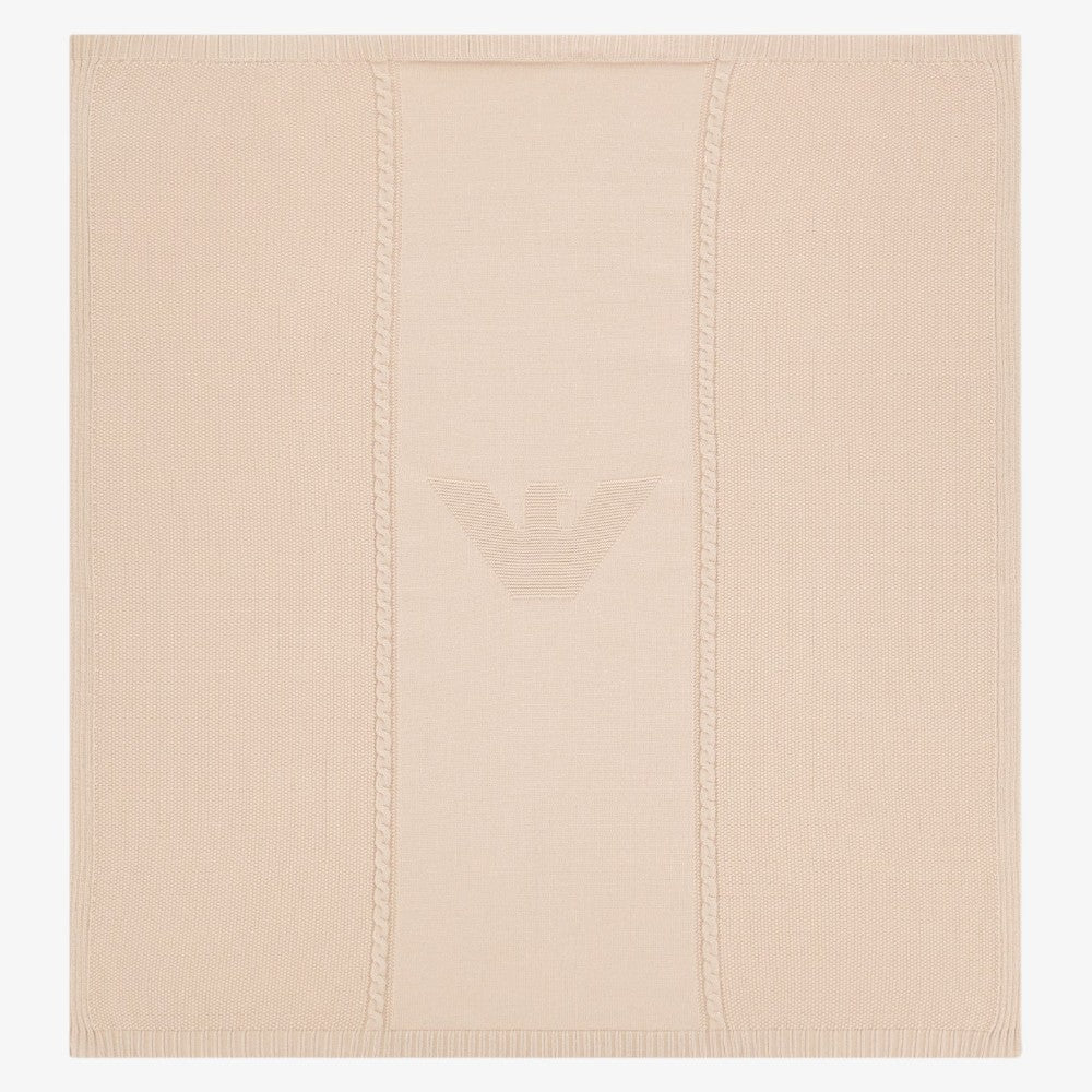Knit Blanket - Almond