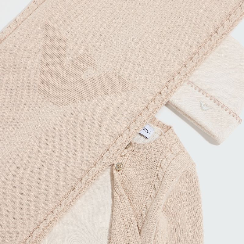 Knit Blanket - Almond