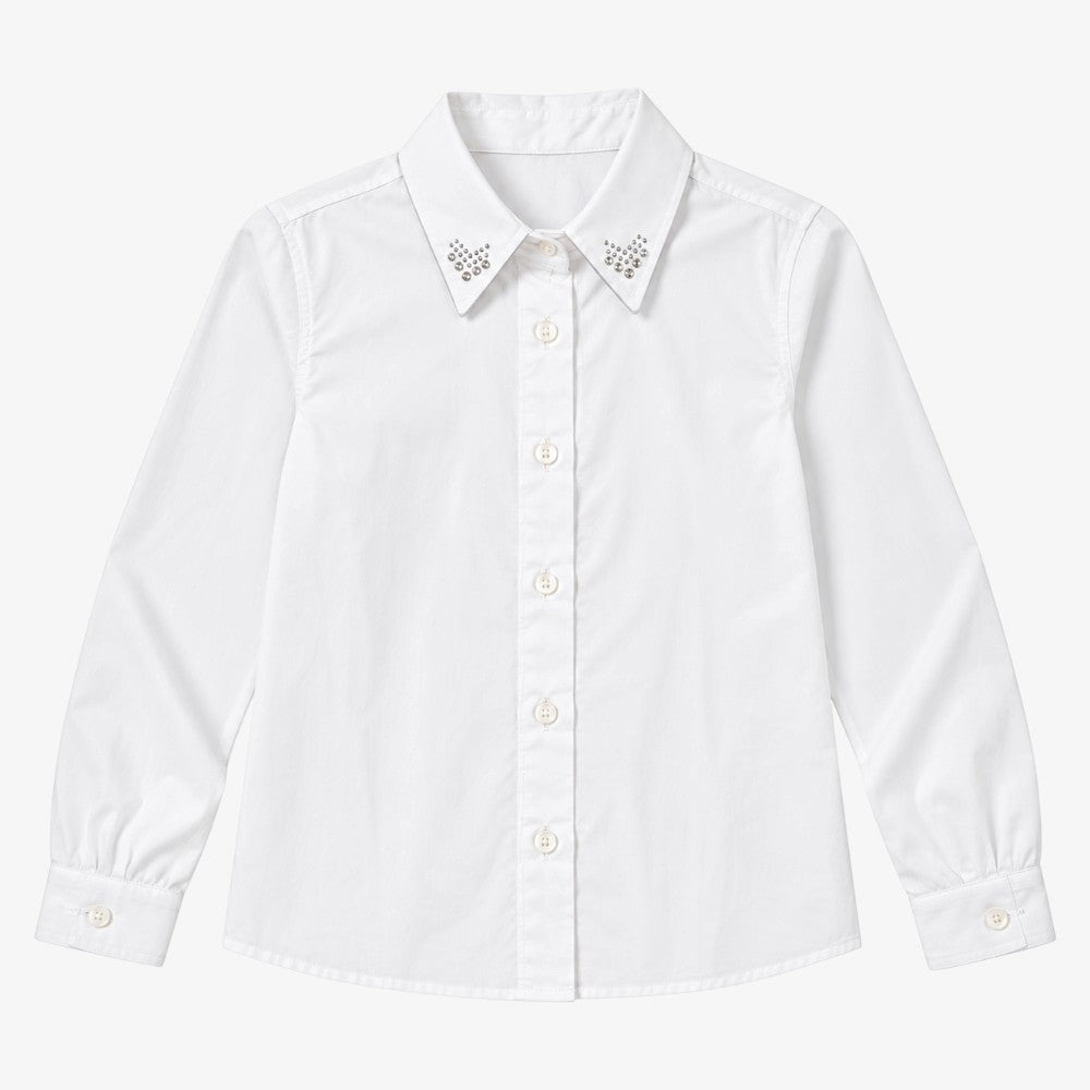 Embellished Shirt - White