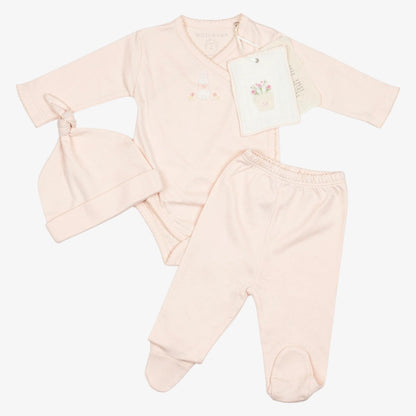 Embroidered Bundle Set - Pink Bow