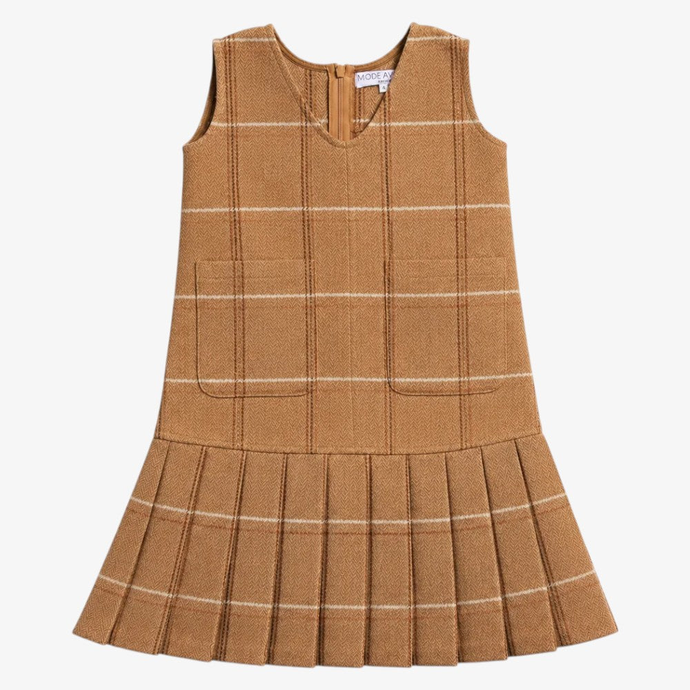 Pleat Jumper - Beige