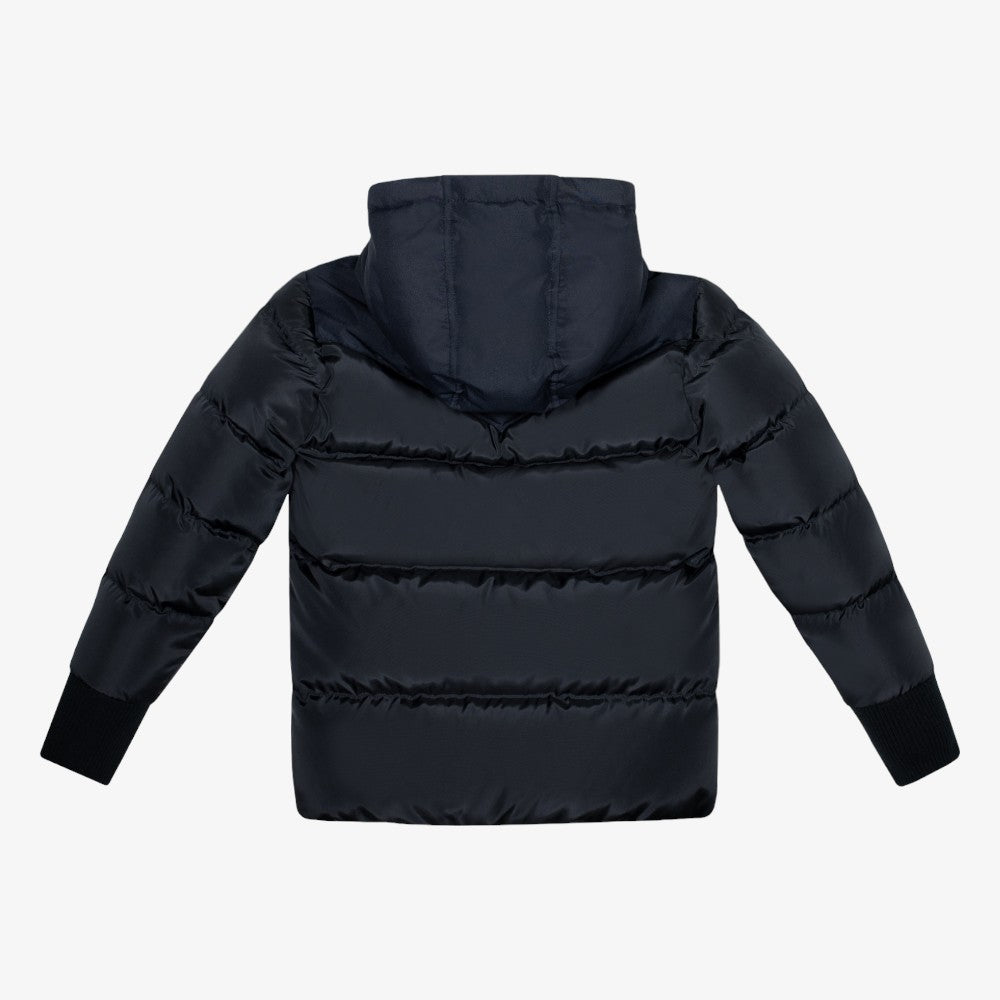 Puffer Coat - Black&amp; Blue