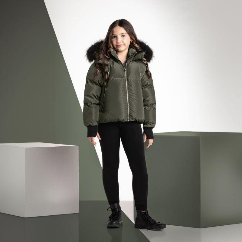 Puffer Coat - Olive