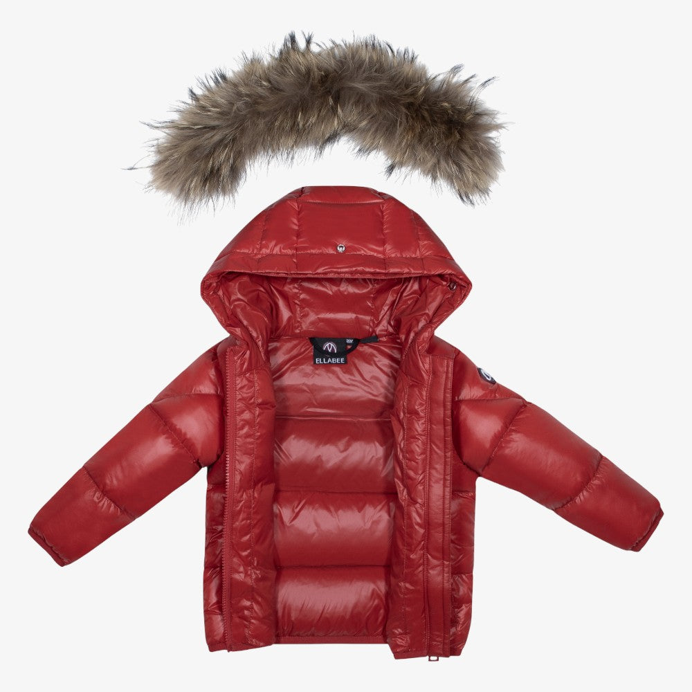 Fur Jacket - Red