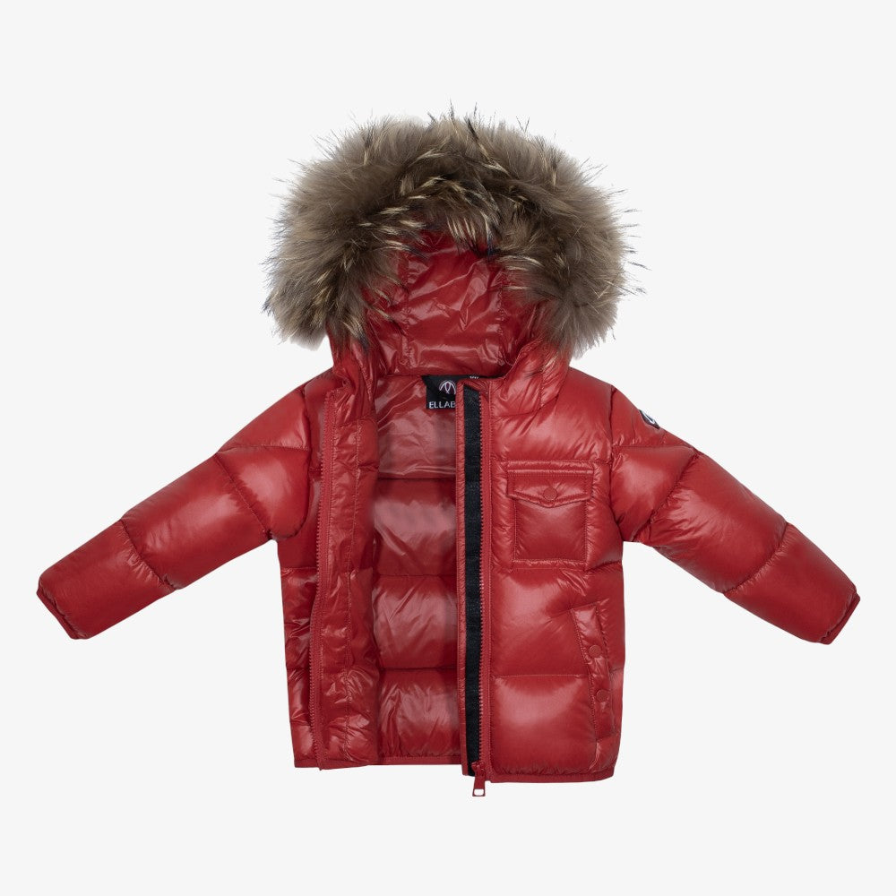 Fur Jacket - Red