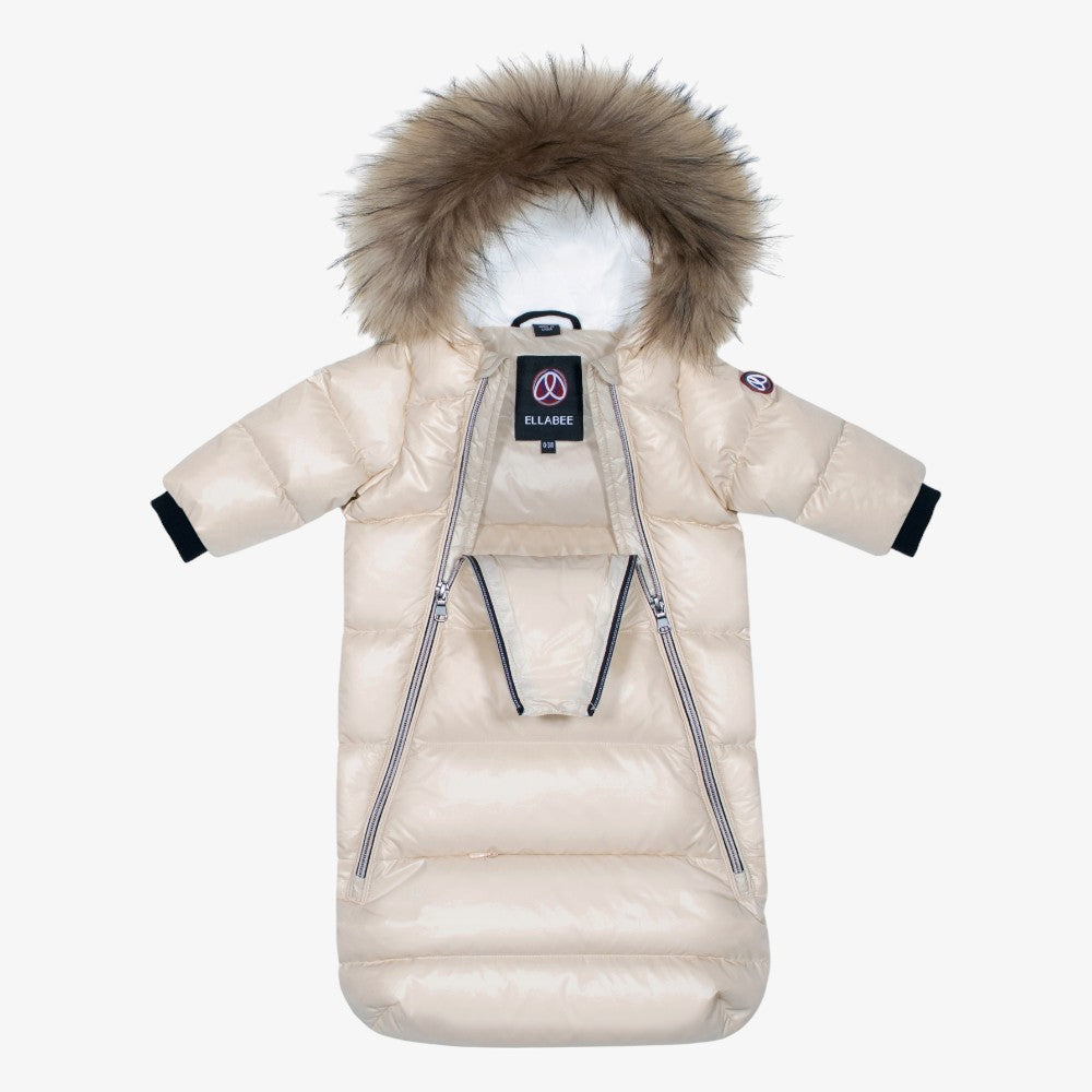 Fur Snowsuits - Beige