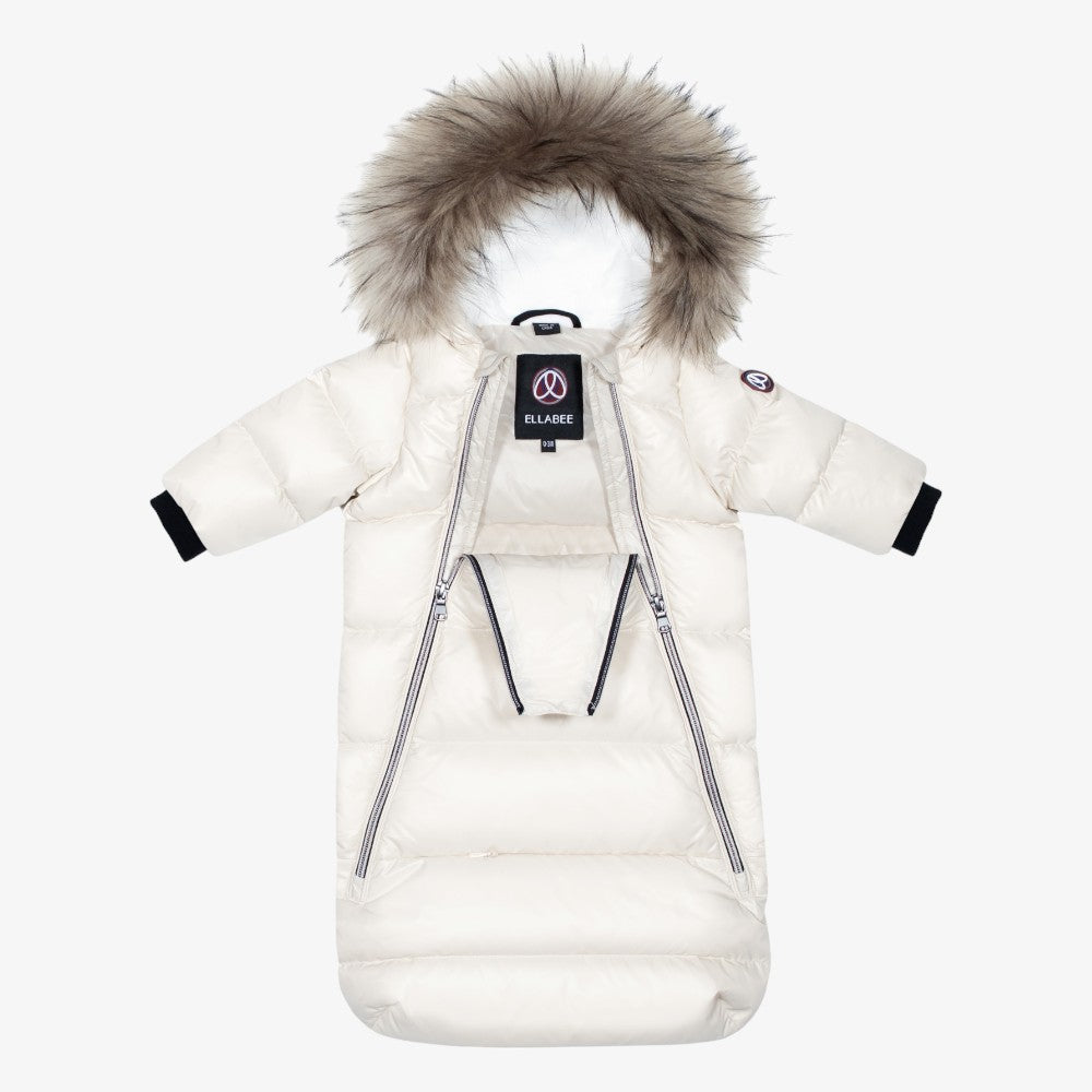 Fur Snowsuits - Off White