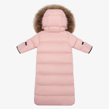 Fur Snowsuit - Pink